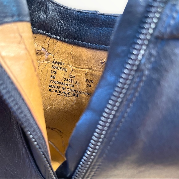 Coach Selena Brown Leather Ankle Bootie - Picture 8 of 8